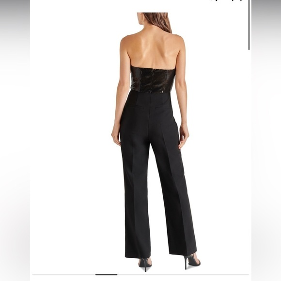 EUC REVOLVE Steve Madden Riki Jumpsuit in Black size M Whimsygoth Glam - Picture 4 of 12